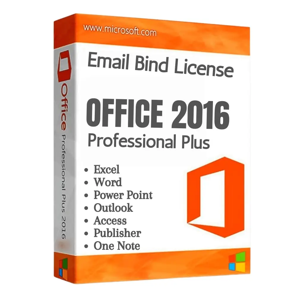MS Office 2016 Professional Plus Key - Email Bind License